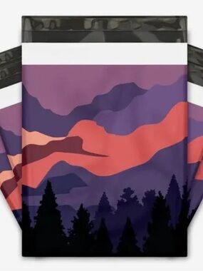 25 Summer Mountain Polymailers 10x13 Sunset Shipping Bags Boutique Packaging